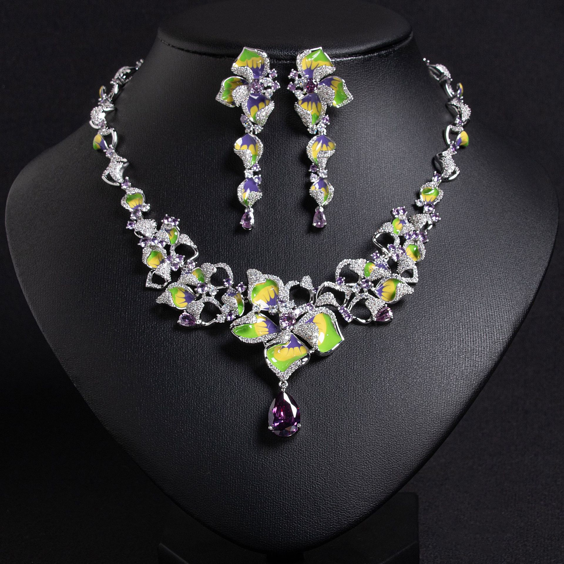 Travel Jewellery & Accessories Organiser - New Multi-color Fashion Heart Jewellery Women