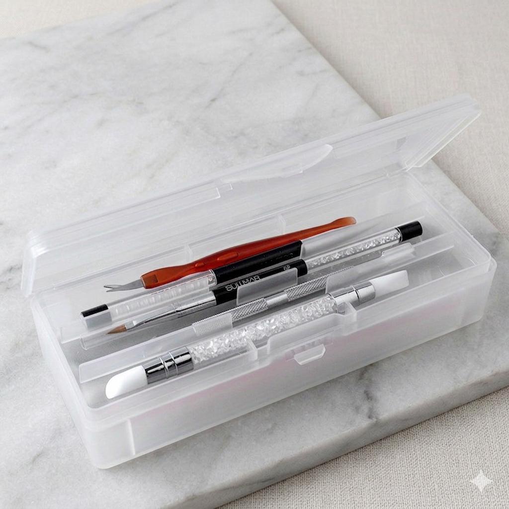 Travel Accessories Set - Transparent Nail Studio Set Nail Tool