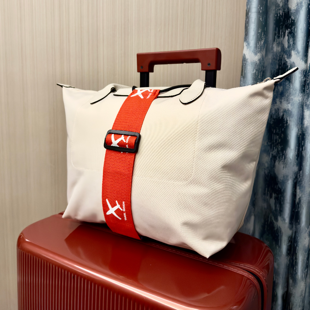 Aircraft printed nylon luggage - Travel Accessories Luggage Straps avaliação e preço