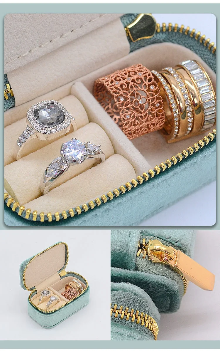 Mini Travel Jewelry Box, Ring  - Travel Jewellery & Accessories Organiser avaliação e preço