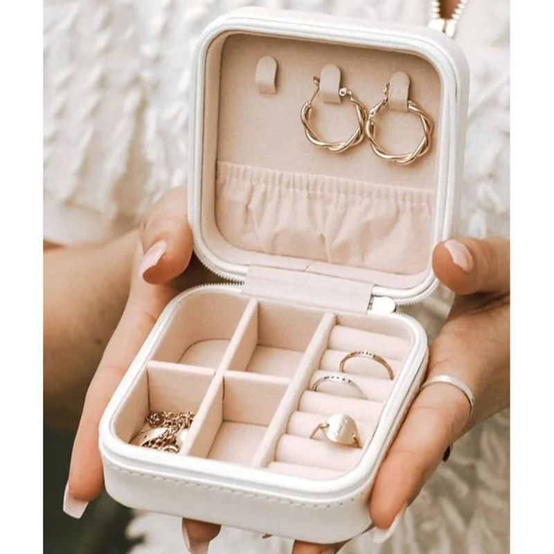 Purple Letters Jewelry Box Wed - Travel Jewellery & Accessories Organiser avaliação e preço