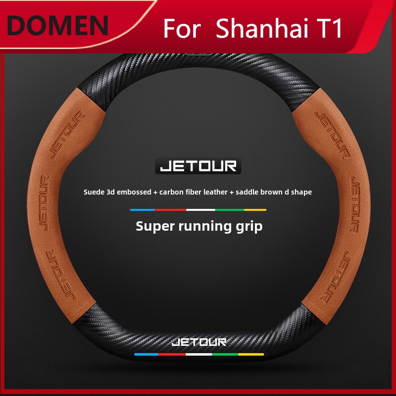 New Leather Car Steering Wheel - Travel Accessories 2022 avaliação e preço