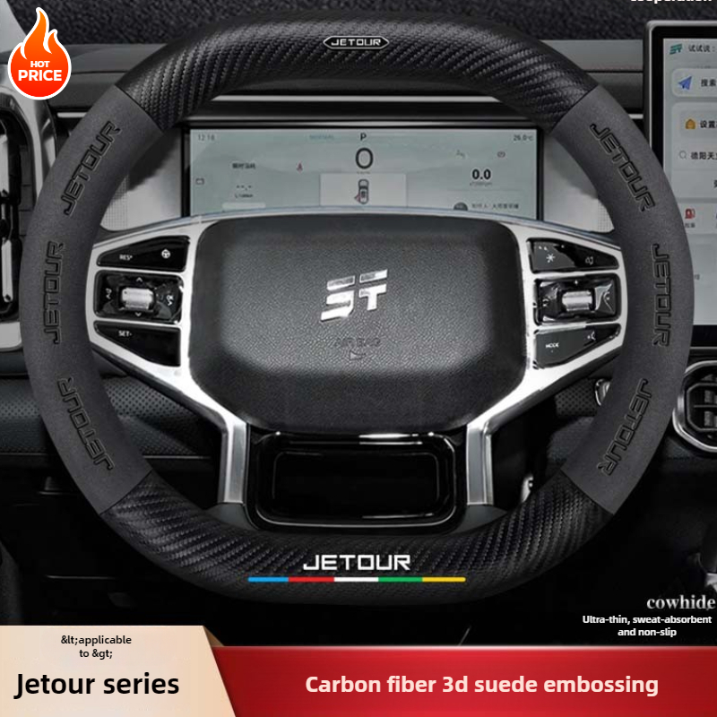 New Leather Car Steering Wheel - Travel Accessories 2022 avaliação e preço