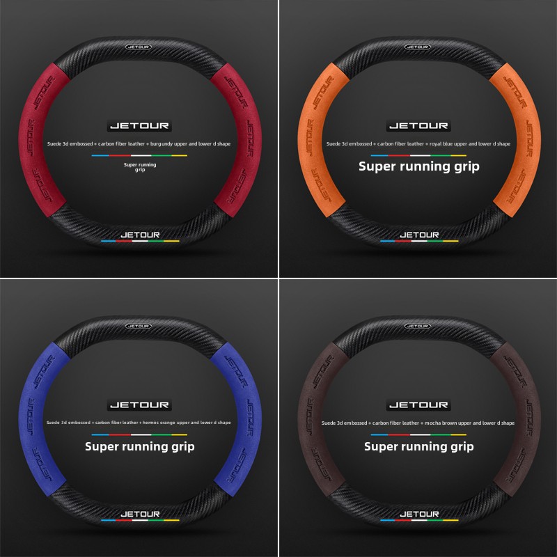 New Leather Car Steering Wheel - Travel Accessories 2022 avaliação e preço