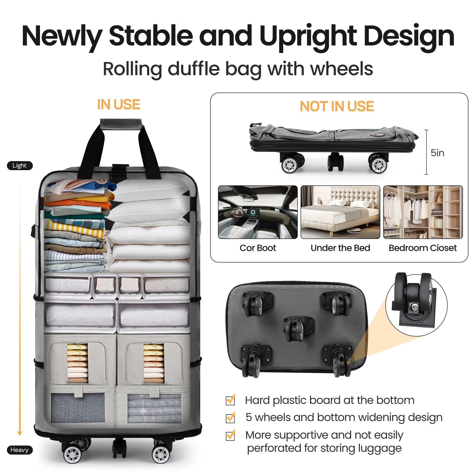 Folding Travel Bag Luggage Com - Travel Accessories New York avaliação e preço