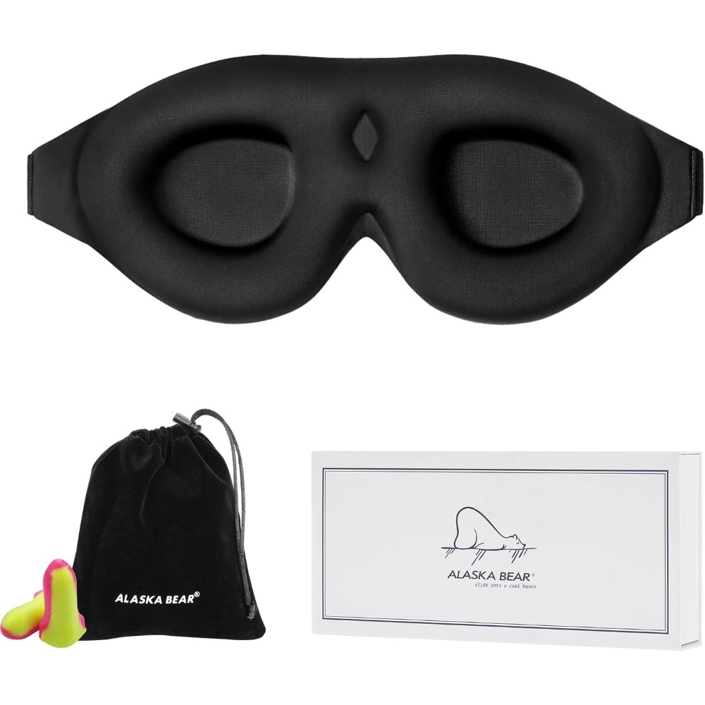 Sleep Mask Memory Foam Contour - Earplug Set Foam avaliação e preço