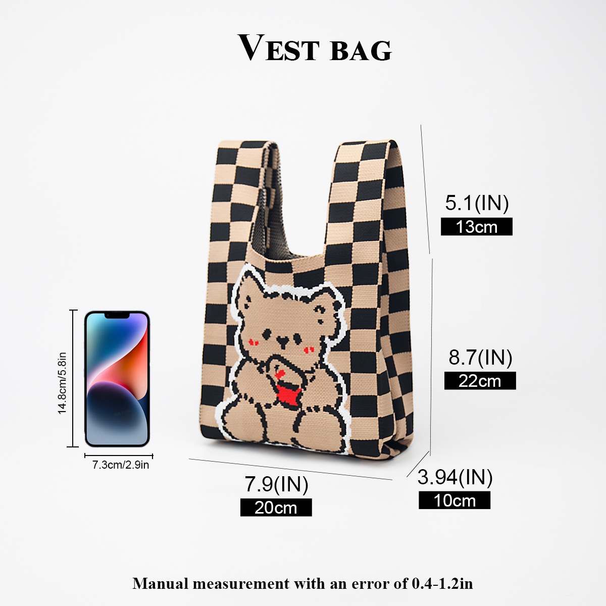 Cute Knitted Handbag for Girls - Travel Accessories 2022 avaliação e preço