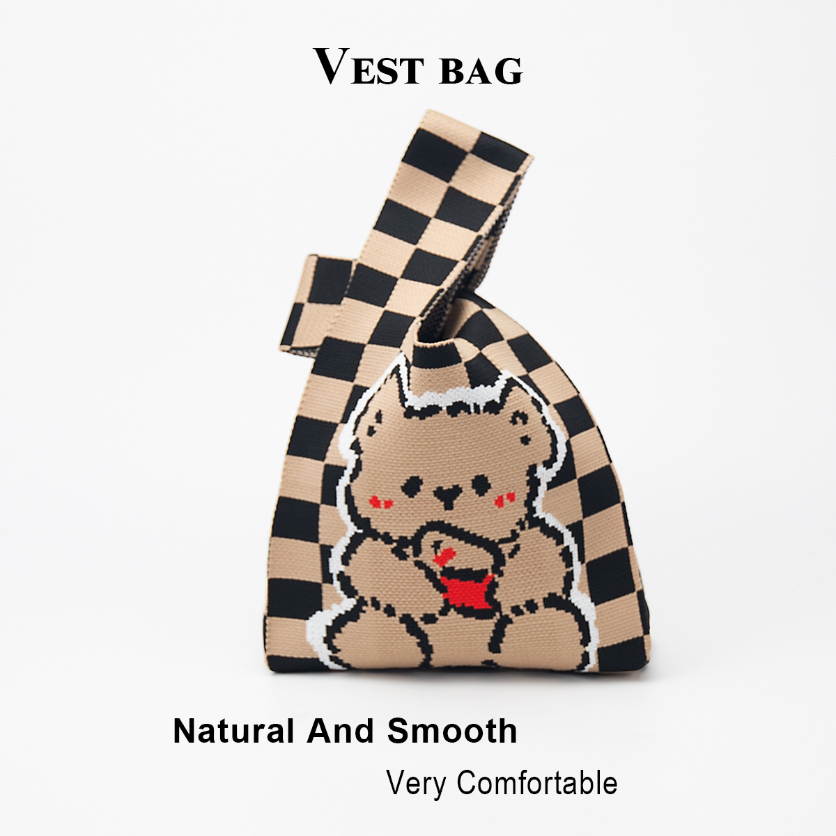 Cute Knitted Handbag for Girls - Travel Accessories 2022 avaliação e preço