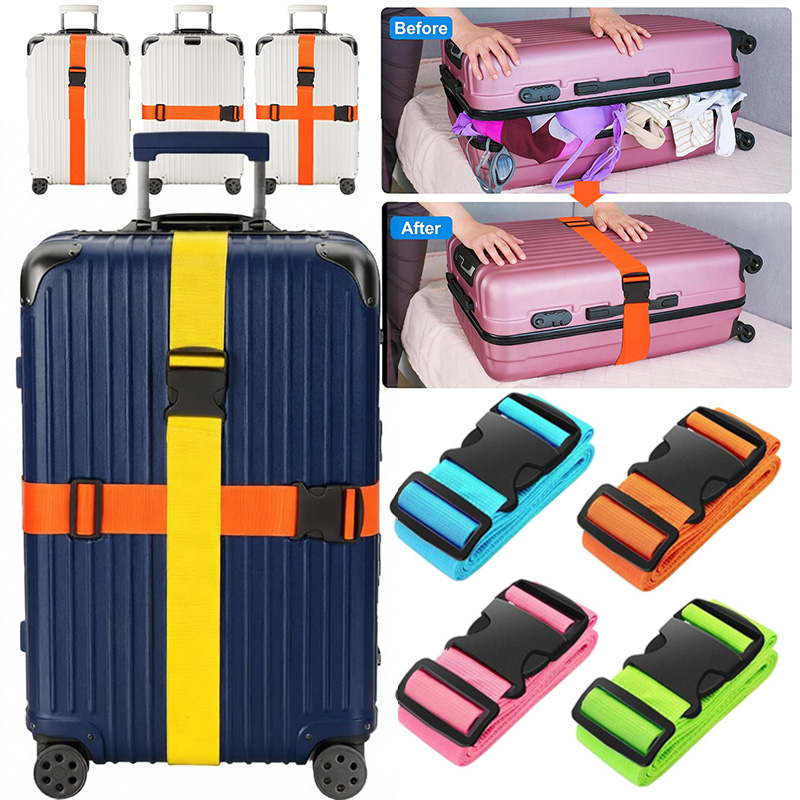 NEW Straight Shaped Luggage St - Travel Accessories Luggage Straps avaliação e preço