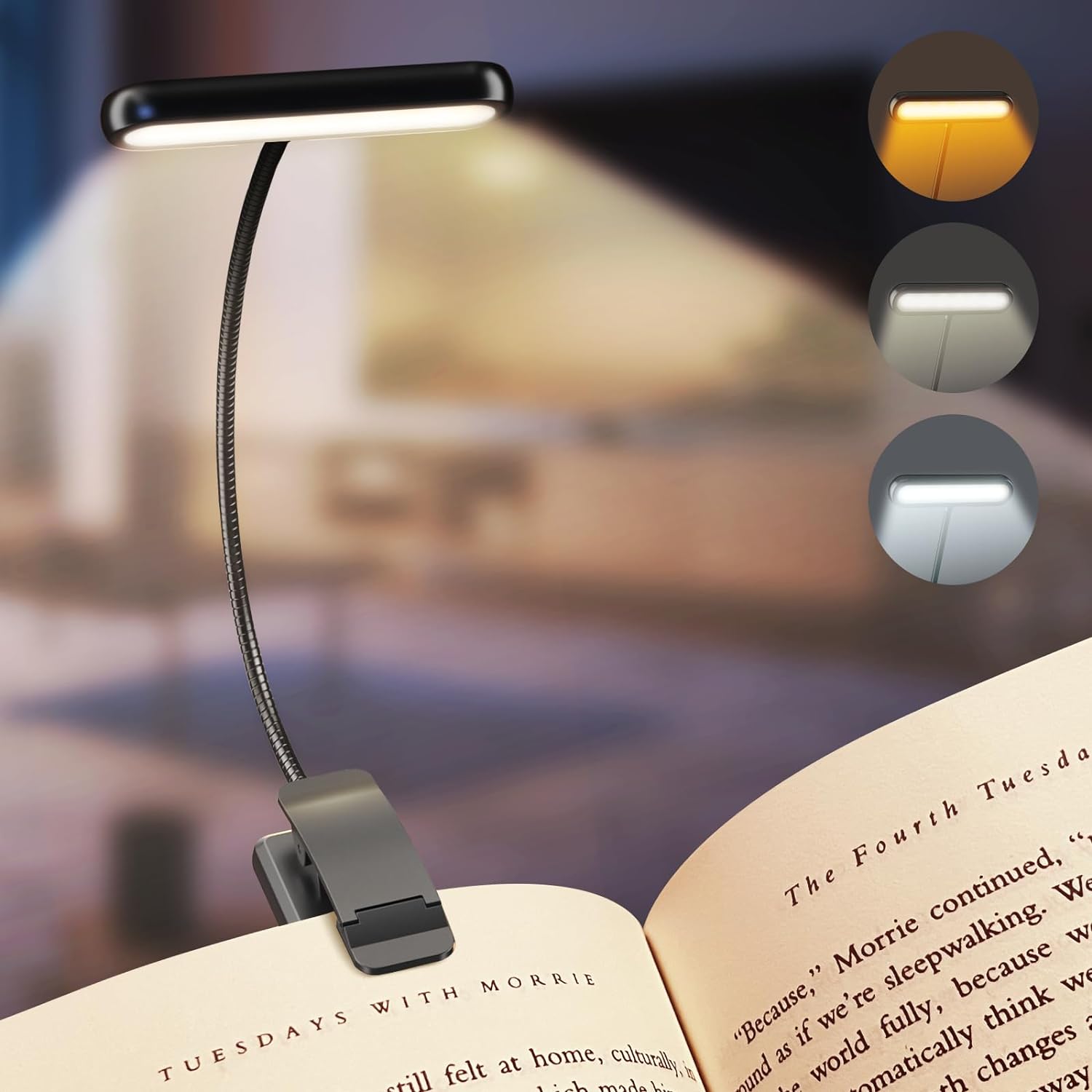 14Leds Book Light USB Recharge - Book Light Flexible avaliação e preço