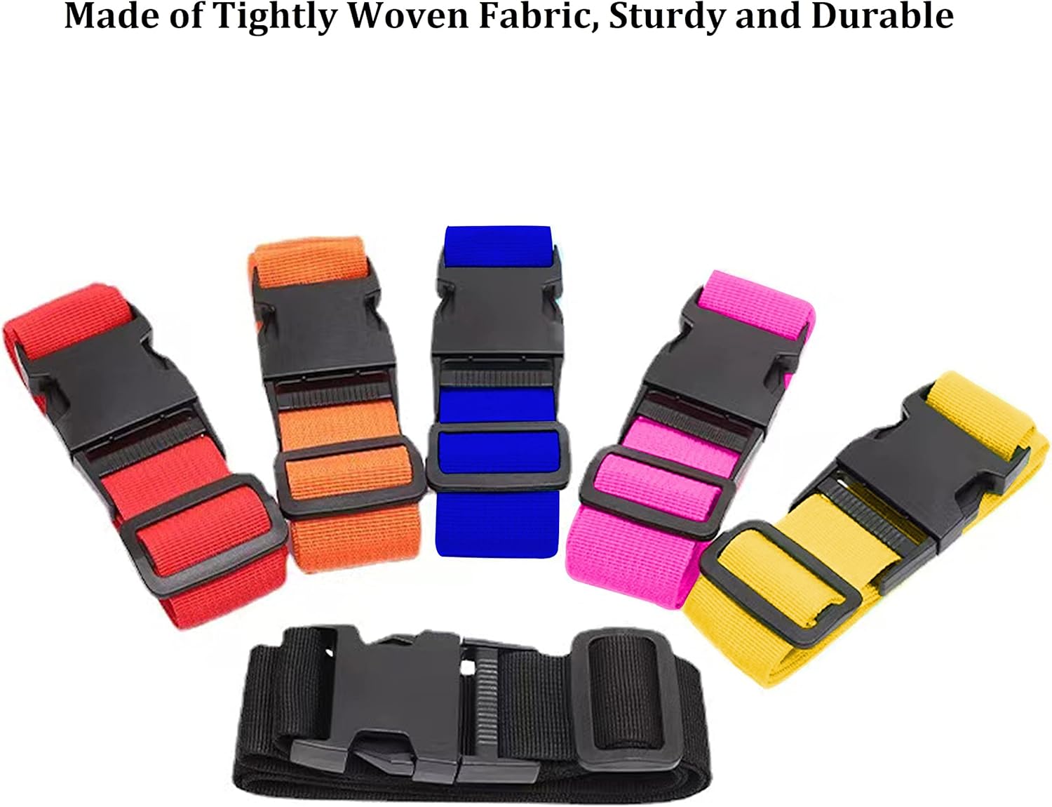 2 Pack Adjustable Luggage Stra - Travel Accessories Luggage Straps avaliação e preço