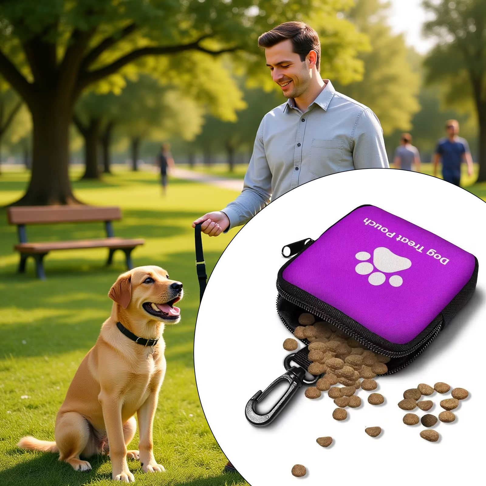 Portable Dog Treat Bag and Tra - Travel Accessories Dog avaliação e preço