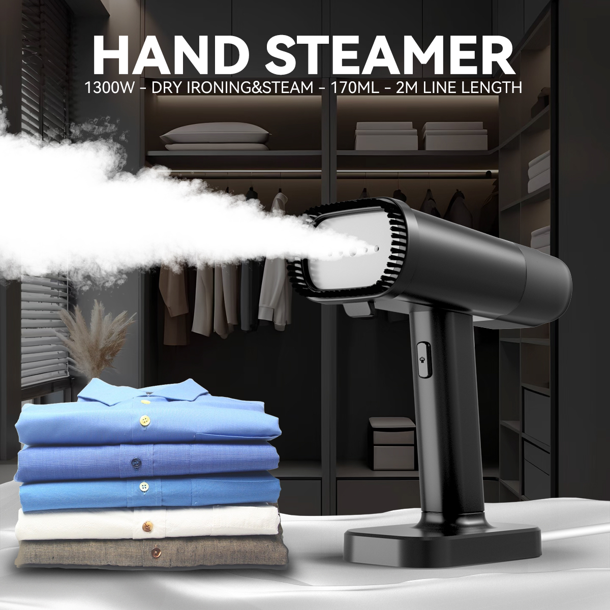 NEW 110V/220V New Strong Steam - Portable Steamer Clothes avaliação e preço