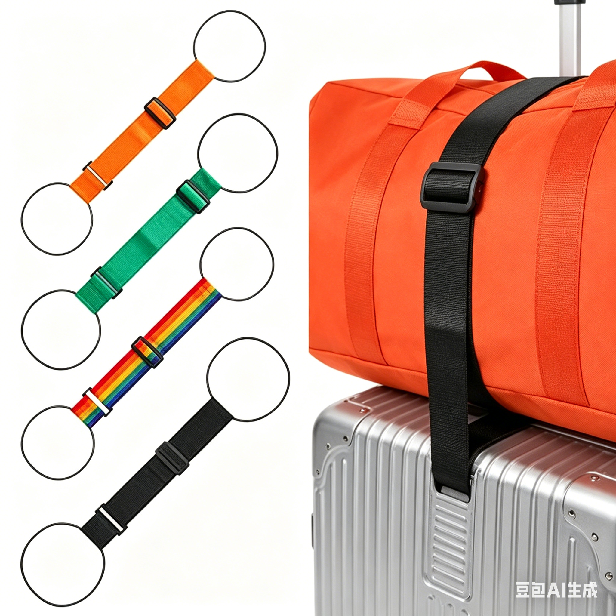 Adjustable Luggage Strap Trave - Travel Accessories Luggage Straps avaliação e preço