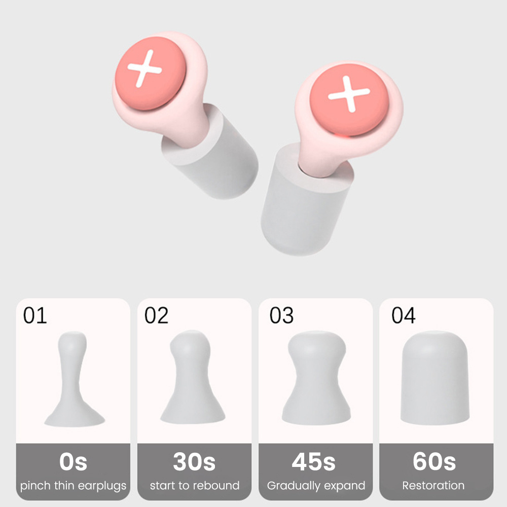 Silicone Earplug Sleep Noise E - Earplug Set Foam avaliação e preço