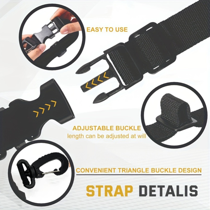 360-Degree Rotatable Round Hea - Travel Accessories Luggage Straps avaliação e preço