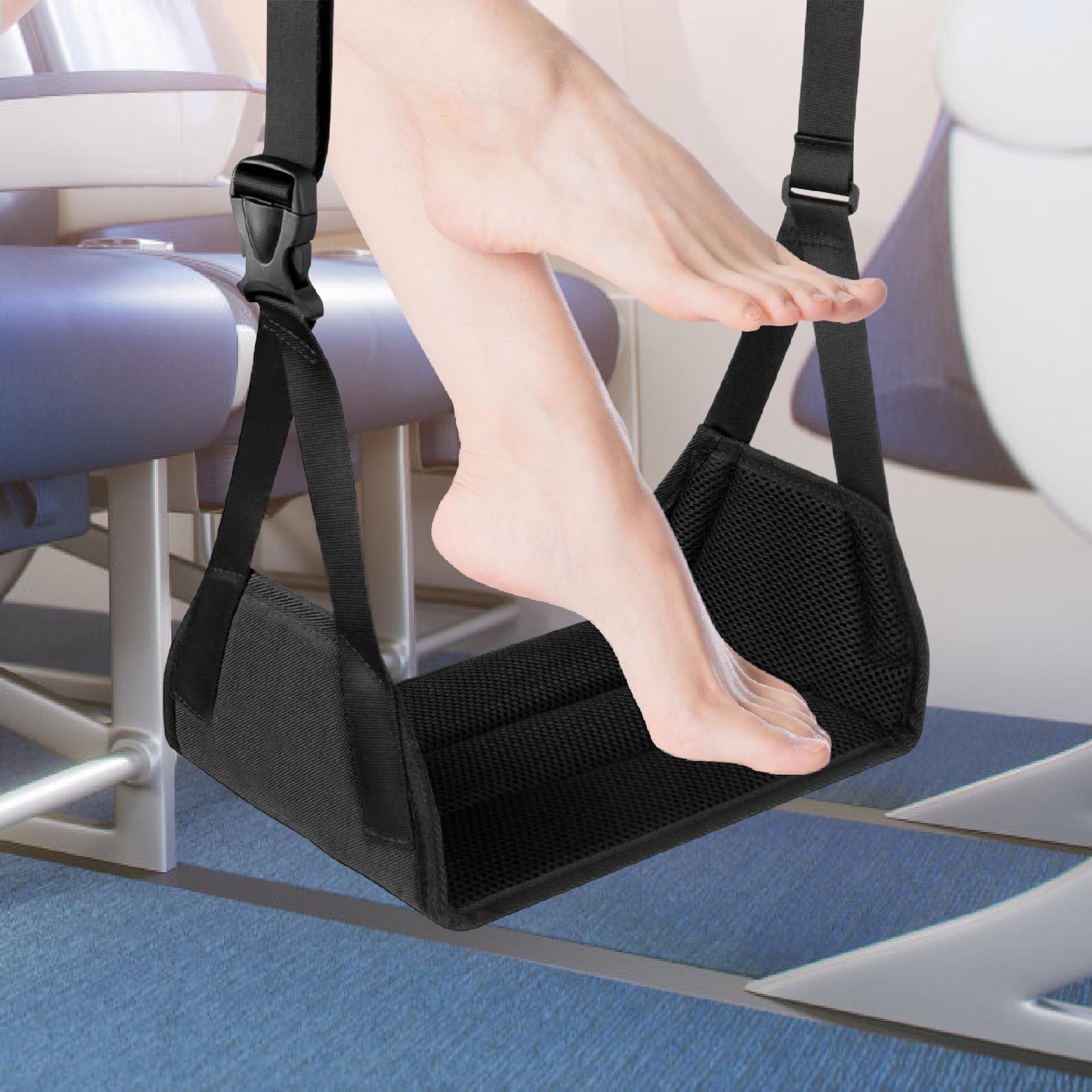 Airplane Foot Rest Hammock Und - Travel Accessories Under $20 avaliação e preço