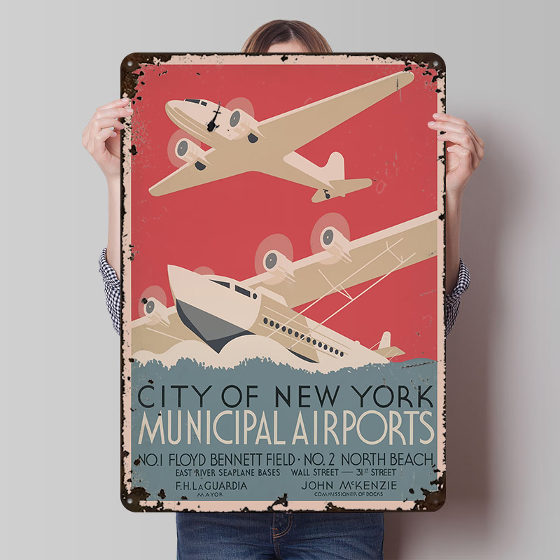Vintage NYC New York Airports  - Travel Accessories New York avaliação e preço