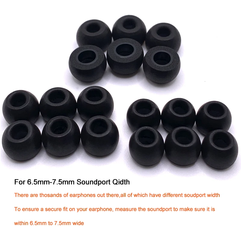10Pair Memory Foam Tips Earplu - Earplug Set Foam avaliação e preço