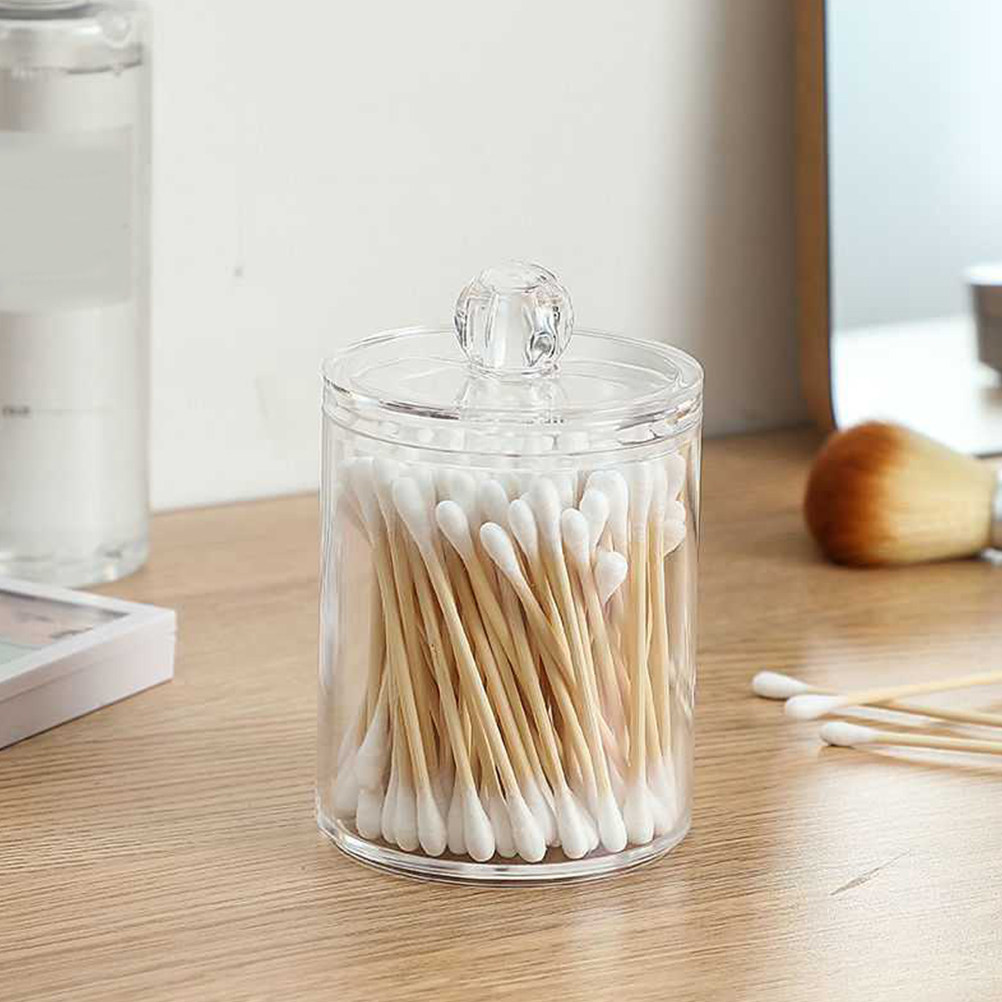 Clear Cotton Ball Dispenser Co - Travel Accessories Set avaliação e preço