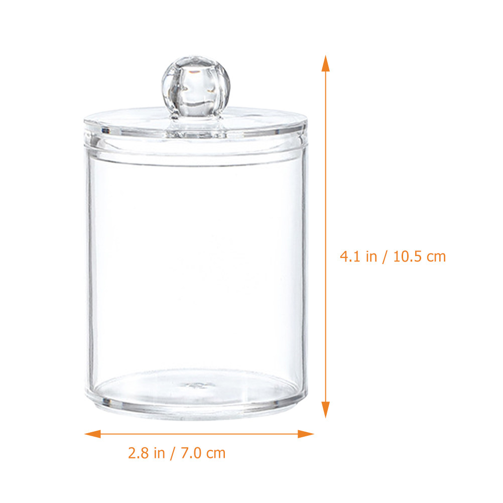 Clear Cotton Ball Dispenser Co - Travel Accessories Set avaliação e preço