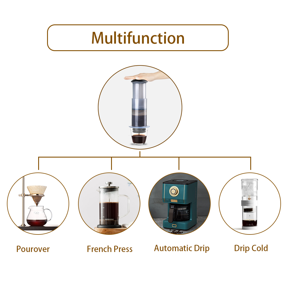 Portable Coffee Tea Maker for  - Travel Accessories Set avaliação e preço