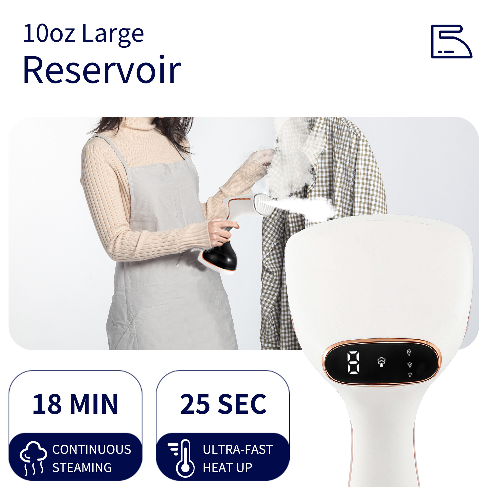 1800W Handheld Steam Hanging I - Portable Steamer Clothes avaliação e preço