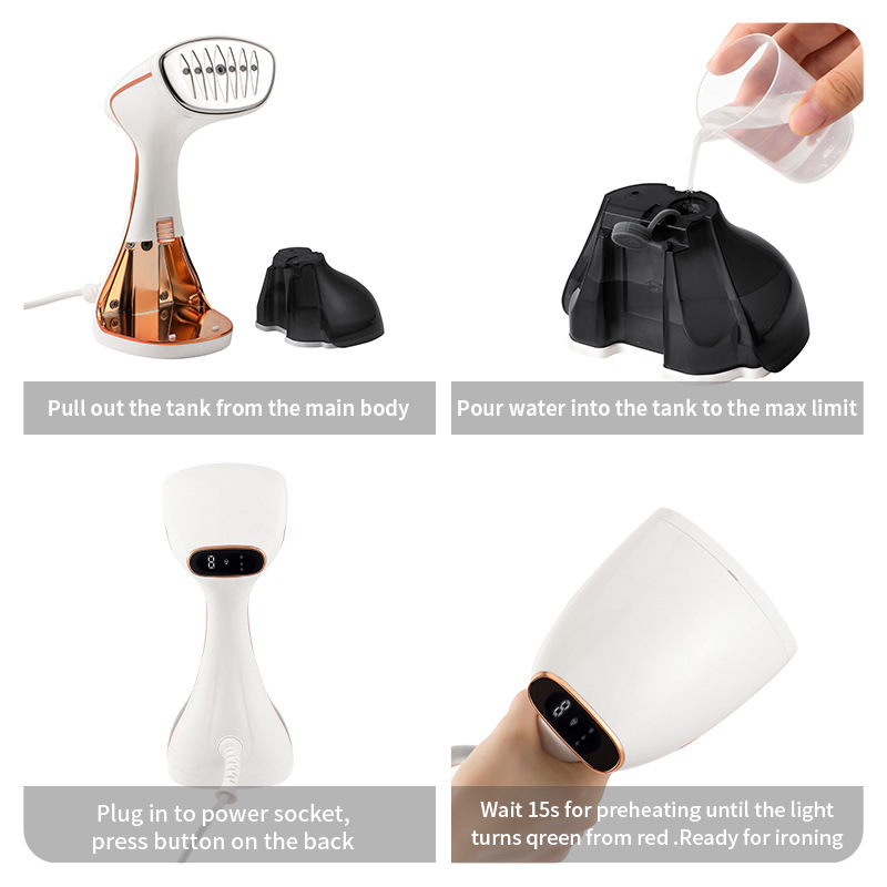 1800W Handheld Steam Hanging I - Portable Steamer Clothes avaliação e preço