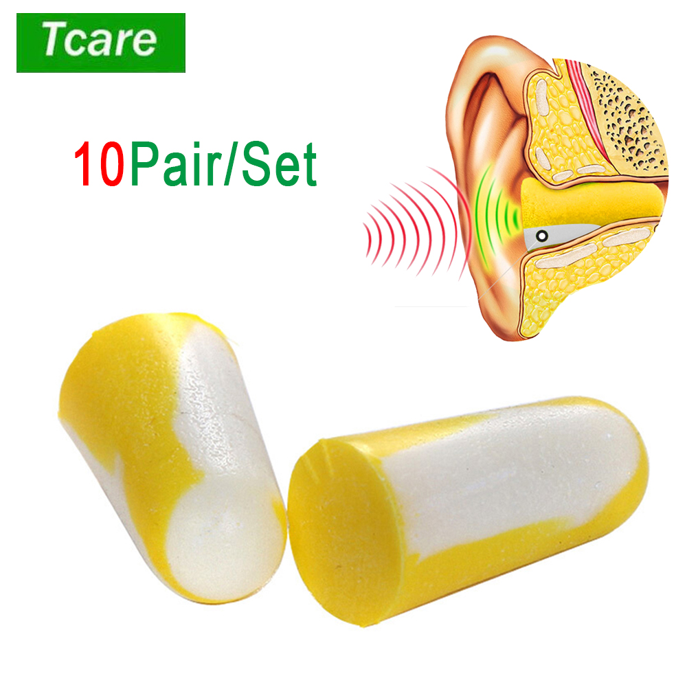 Tcare 10Pair/Set Ultra Soft Fo - Earplug Set Foam avaliação e preço