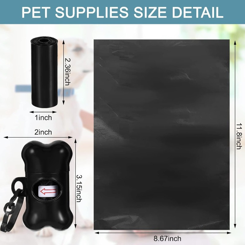 150 Count Dog Poop Bags + 1 bo - Travel Accessories Dog avaliação e preço