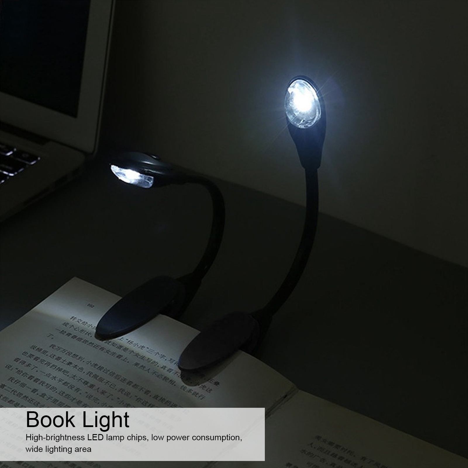 Mini LED Book Light Portable F - Book Light Flexible avaliação e preço