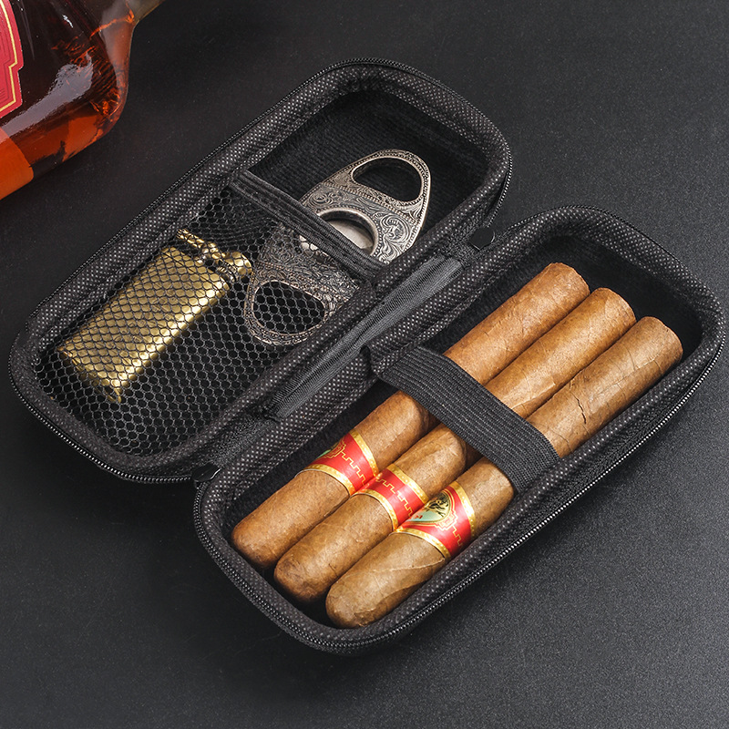 1pc Portable Cigar Travel Case - Travel Accessories Bag avaliação e preço