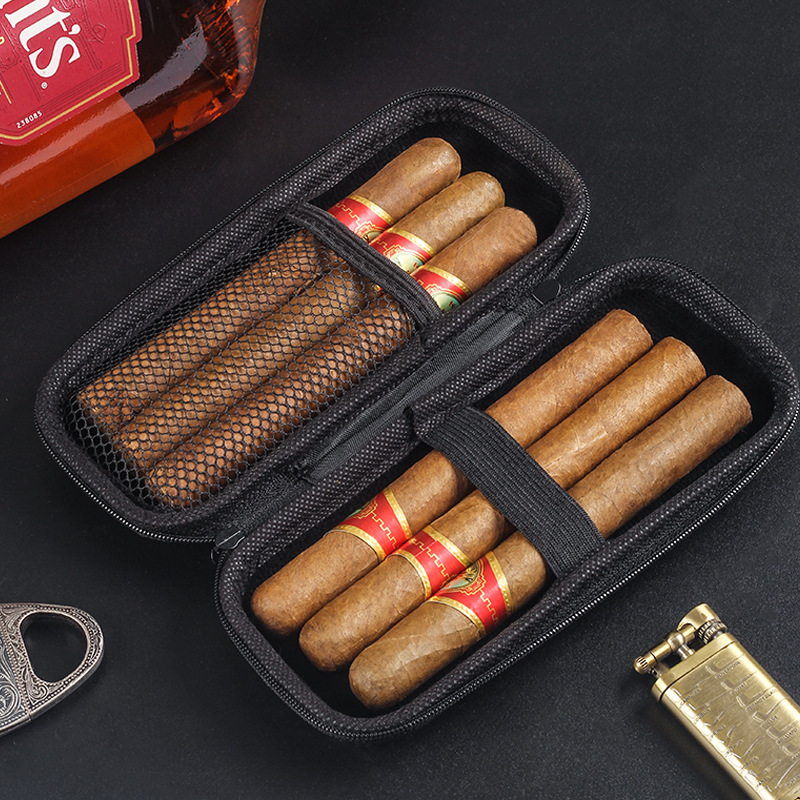 1pc Portable Cigar Travel Case - Travel Accessories Bag avaliação e preço
