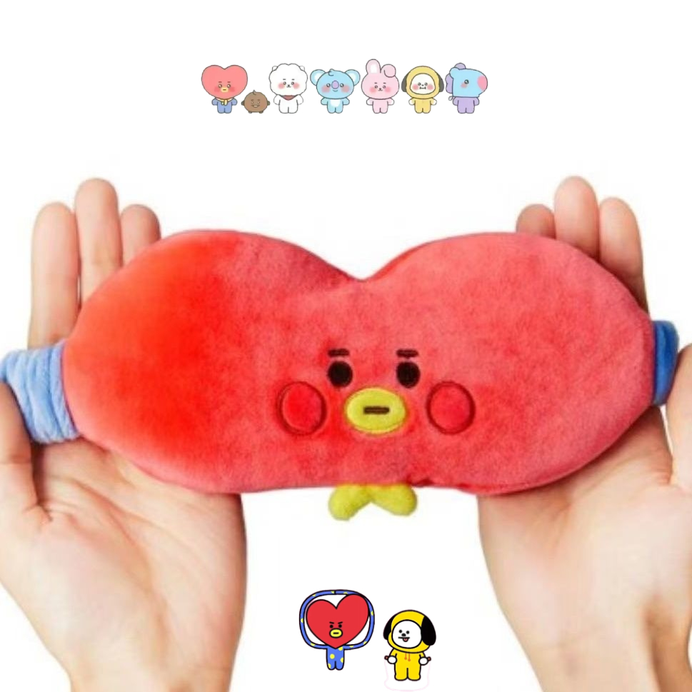 BT21 cartoon cute plush doll e - Travel Accessories Set avaliação e preço