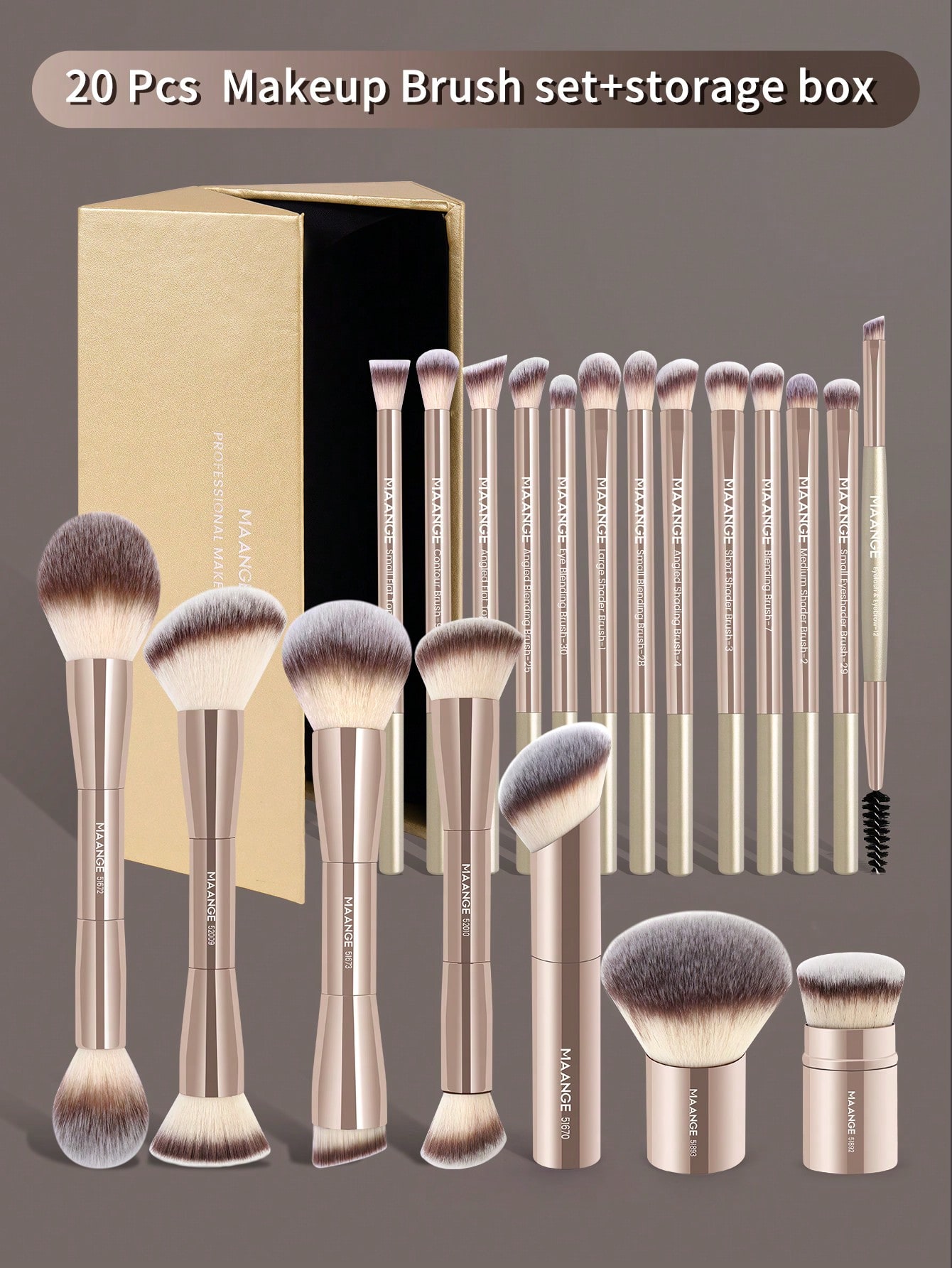 MAANGE 1/7pcs Or 13/20pcs Prof - Travel Accessories Set avaliação e preço