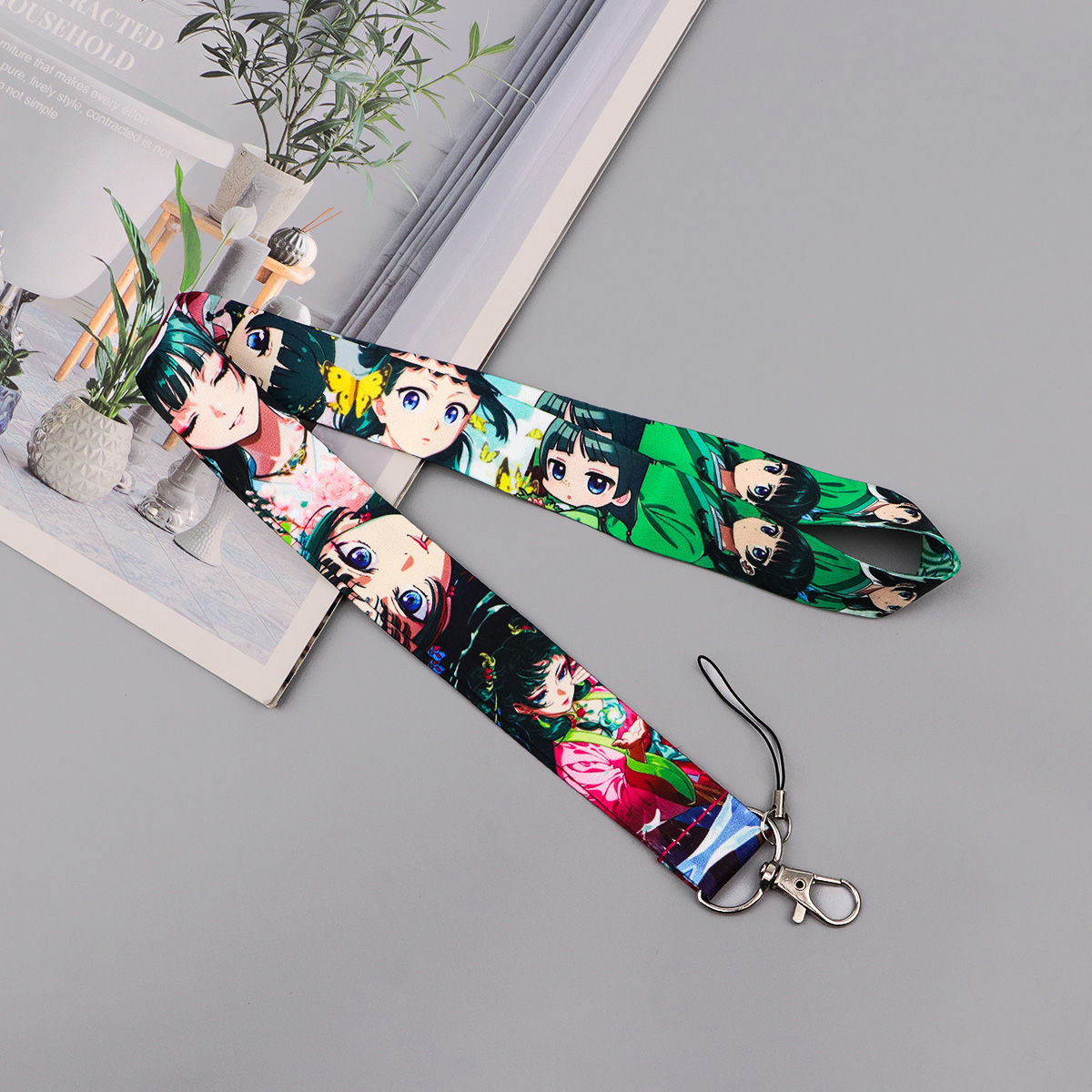 Cute Anime Girl Lanyard Neck S - Travel Accessories Bag avaliação e preço