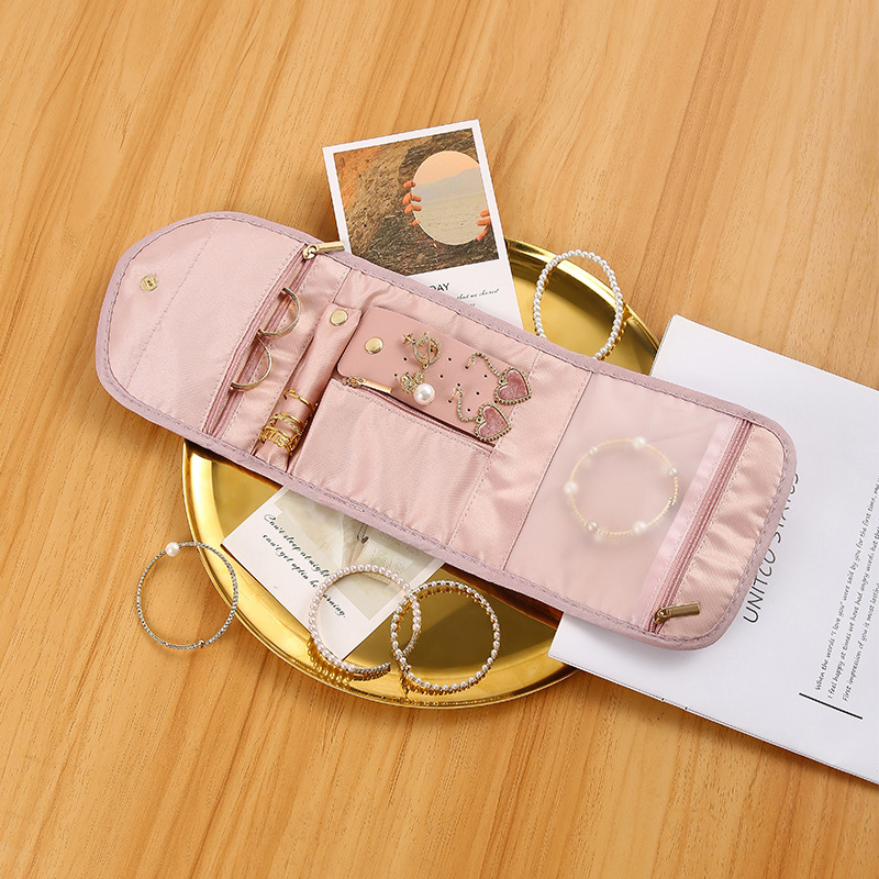 Foldable Jewellery Roll Conven - Travel Jewellery & Accessories Organiser avaliação e preço