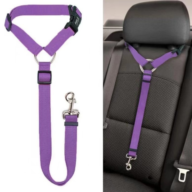 Adjustable Pet Car Seat Belt D - Travel Accessories Dog avaliação e preço