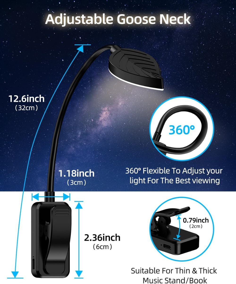 Rechargeable Book Light for Re - Book Light Flexible avaliação e preço