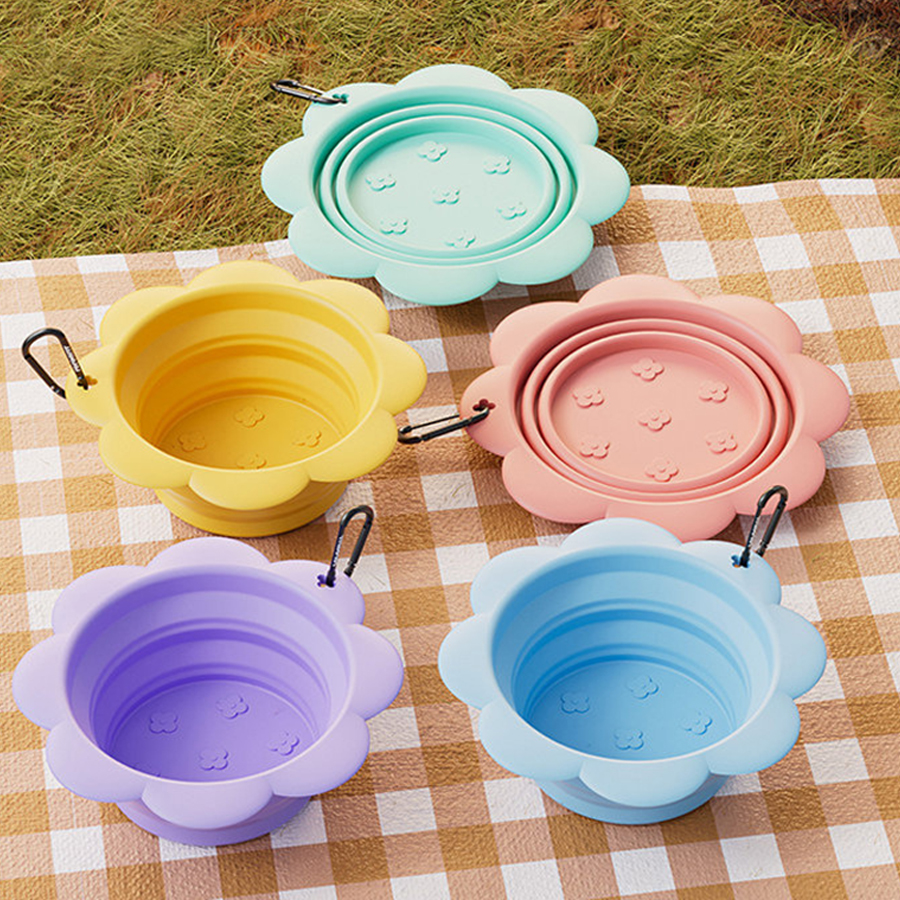 350ml Collapsible Dog Bowl Por - Travel Accessories Dog avaliação e preço