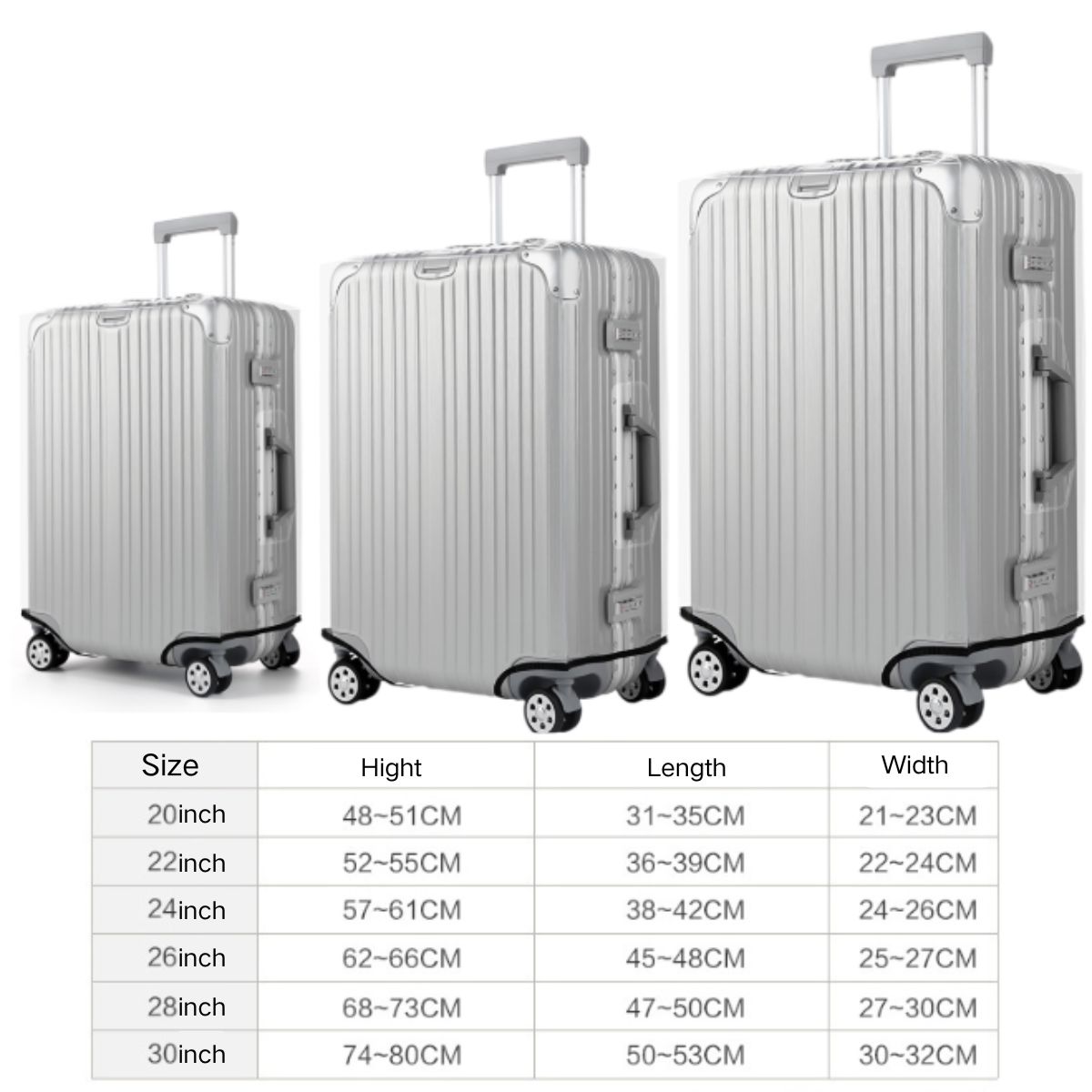 Thicken Clear Luggage Cover Pr - Travel Accessories 2022 avaliação e preço