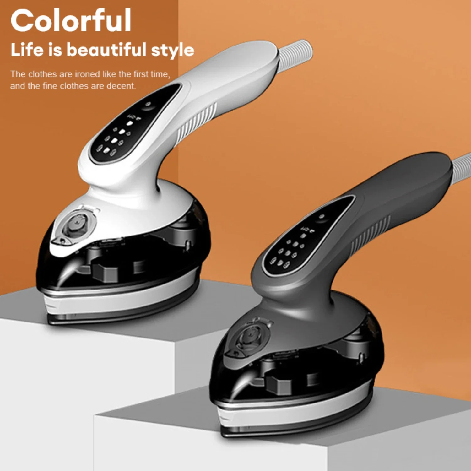 1100W Portable Steam Iron with - Portable Steamer Clothes avaliação e preço