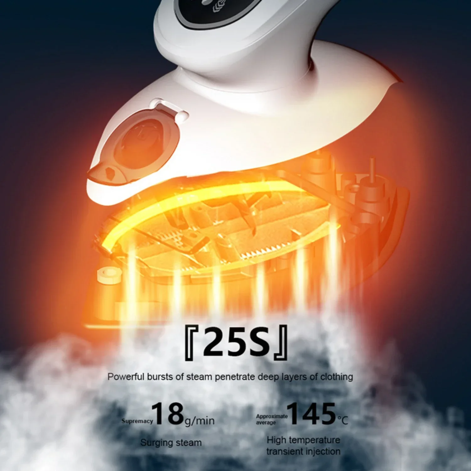 1100W Portable Steam Iron with - Portable Steamer Clothes avaliação e preço