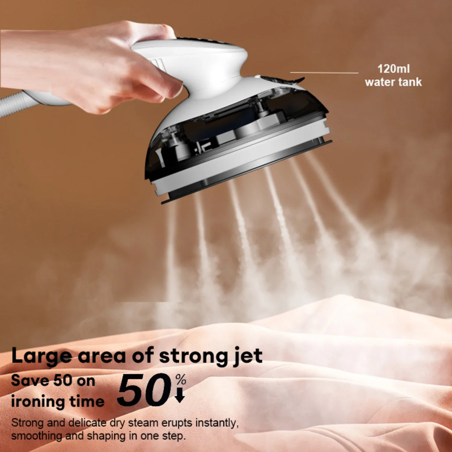 1100W Portable Steam Iron with - Portable Steamer Clothes avaliação e preço