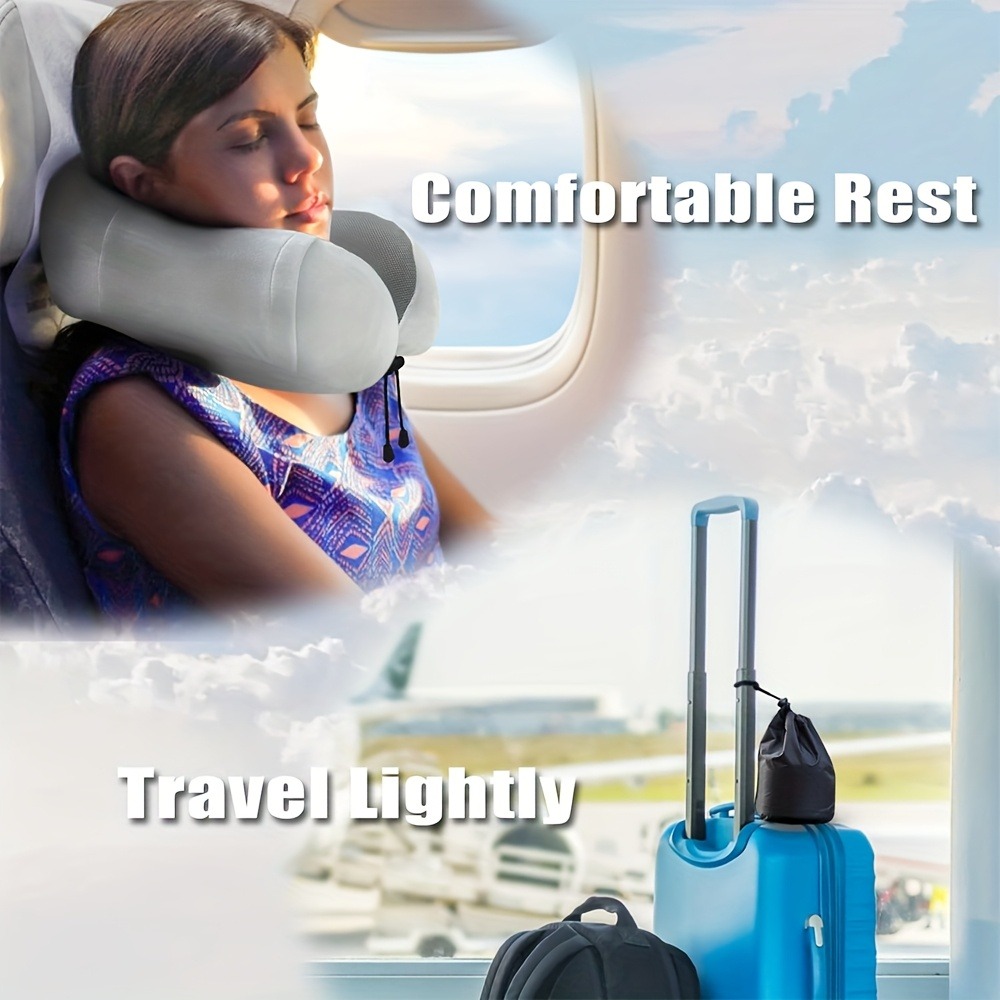Travel Pillow, Airplane Sleep  - Earplug Set Foam avaliação e preço
